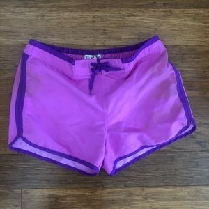 OP Purple Girls Athletic Shorts